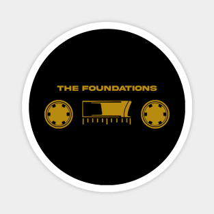 60s cassette with text The Foundations Magnet